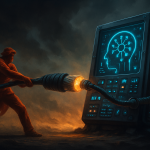 When Broadband Becomes the New AI Leverage: A Political Game of Chicken